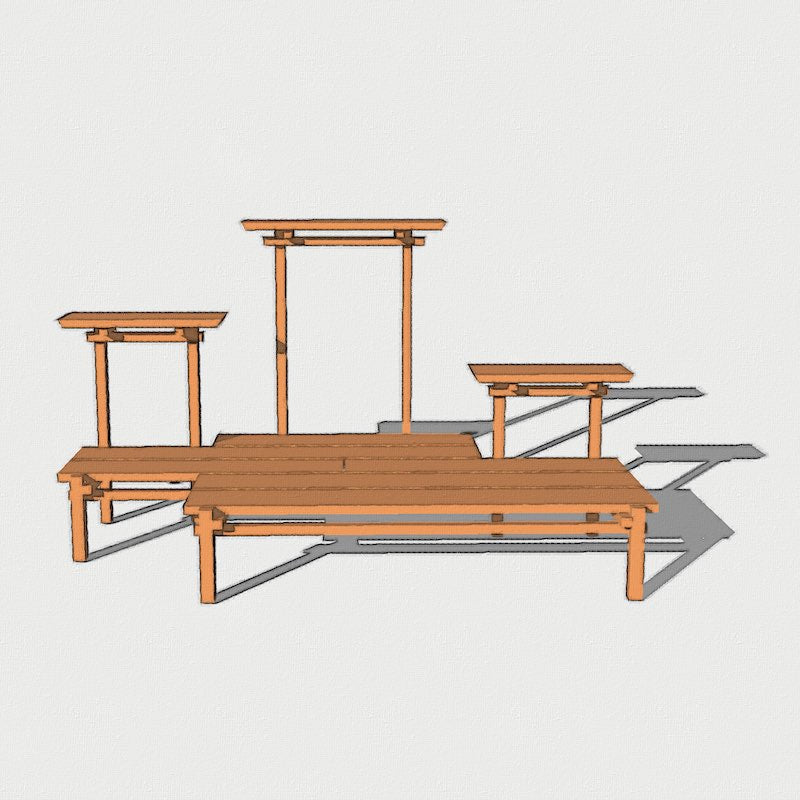 No. 7 Pagoda Bonsai Plant + Garden Stand | Fatpatio