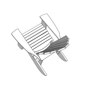 Big Meadows Adirondack Chair - Top