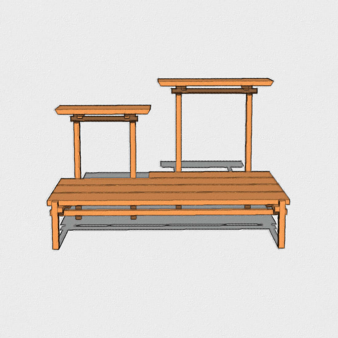 Omni Pagoda Bonsai Stand - 1923 - by FatPatio